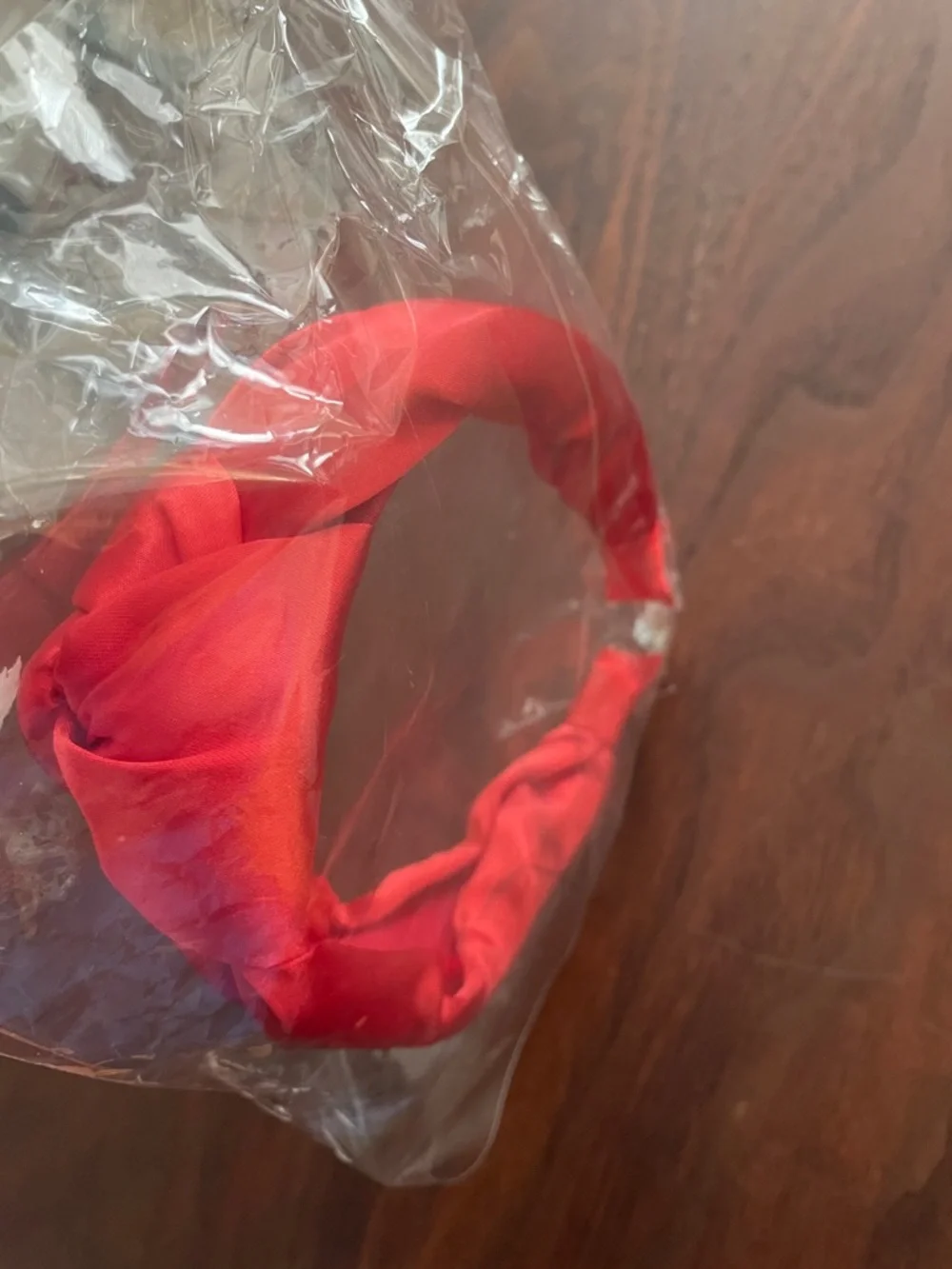 Red Fabric Hairband - Picture 3 of 4